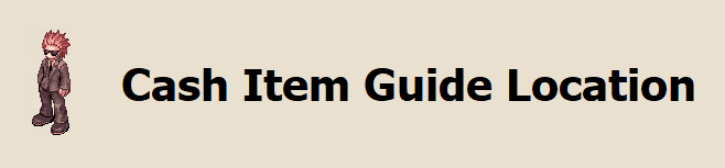 cash item guide